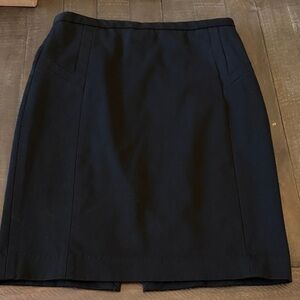 Express Elegant Black Pencil Skirt